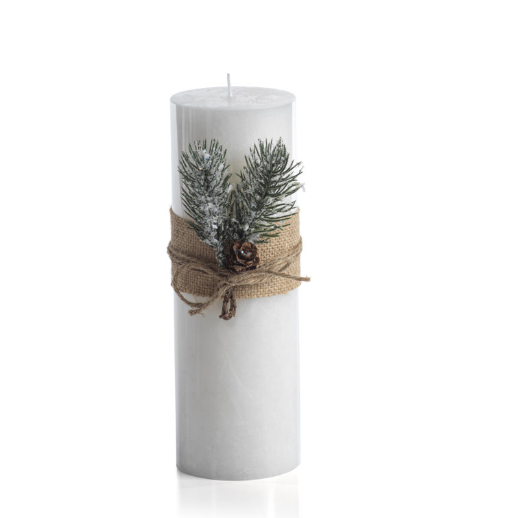 Zodax Siberian Fir Rustic 3" Diameter Pillar Candles, Set Of 4 Wayfair Canada
